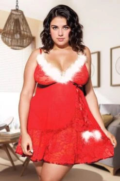 Plus Size Simply Sexy Christmas Babydoll