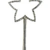 Silver Rhinestone Fairy Wand -ThreeWishes Store 743118091