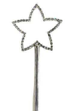 Silver Rhinestone Fairy Wand