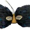 Black/Gold Feathered Mask -ThreeWishes Store 747242847