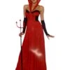 Ladies Devil Costume -ThreeWishes Store 774311120