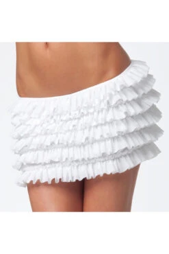 Coquette Plus Size Layered Ruffle Skirt -ThreeWishes Store C706 wh fv 64754 f74bb0ee 7aad 4f13 a973 054a146cd0c2