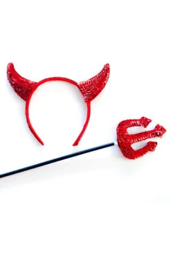 Devil Horns And Pitchfork