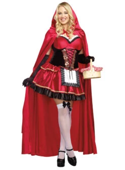 Dreamgirl Plus Size Little Red Costume -ThreeWishes Store D9477X Costume Front 62087 a4da94fd 754b 4f05 8031 a0e1a67d2880