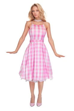 Plus Size Pink Gingham Doll Costume