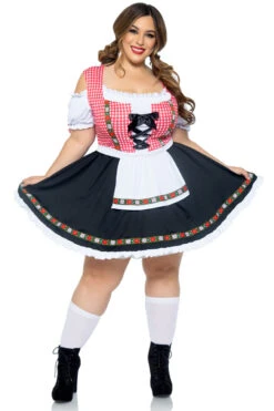 LEG AVENUE Plus Size Beer Garden Babe Costume