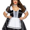 LEG AVENUE Plus Size French Maid Costume -ThreeWishes Store LA86922X 01 007 2 55907