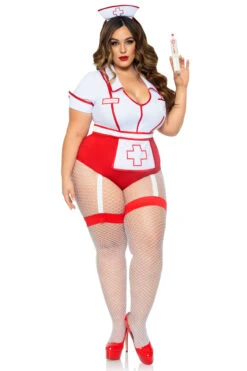 LEG AVENUE Plus Size Nurse Feelgood Costume