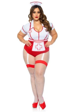 LEG AVENUE Plus Size Nurse Feelgood Costume -ThreeWishes Store LA87086X 06 096 24324