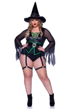LEG AVENUE Plus Size Broomstick Babe Costume