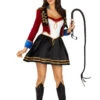 LEG AVENUE Classic Ringmaster Halloween Costume -ThreeWishes Store LA87163 multicolor front