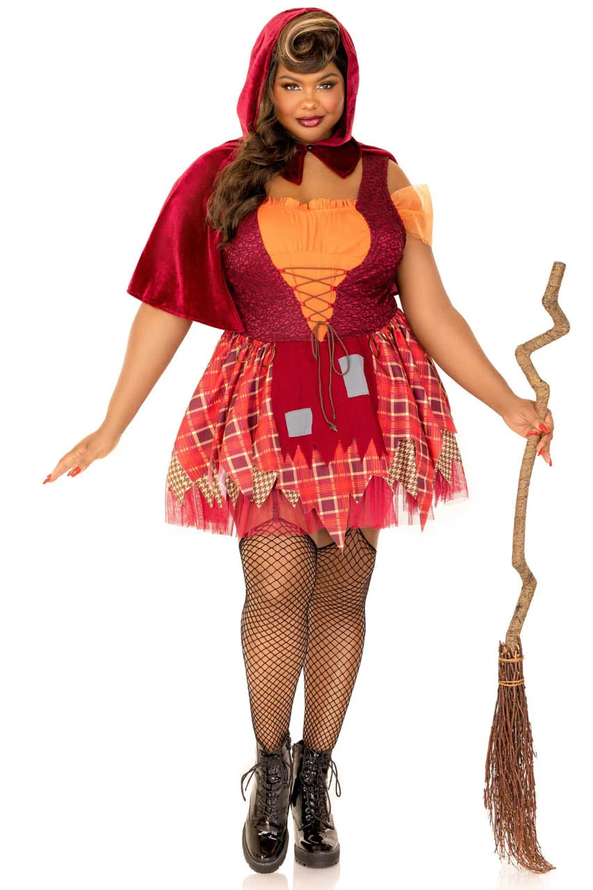 LEG AVENUE Plus Size Salem Sweetie Hocus Pocus Costume 5 LEG AVENUE Plus Size Salem Sweetie Hocus Pocus Costume - Image 3