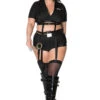 MUSIC LEGS Plus Size SWAT Commander Costume -ThreeWishes Store ML71119Q as shown front