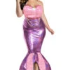 Plus Size Blushing Beauty Mermaid Costume -ThreeWishes Store PK1904XL front 33751