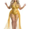 Plus Size Rising Sun Beauty Costume -ThreeWishes Store PK2222XL as shown front