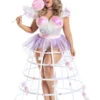 Plus Size Bon-Bon Queen Costume -ThreeWishes Store PK2238XL as shown front