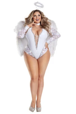 Plus Size Sparkle Angel Costume