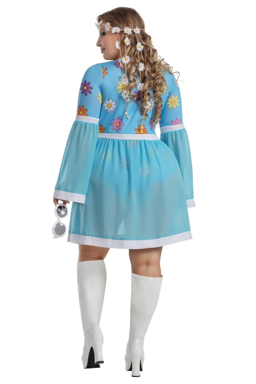 Plus Size Flower Power Costume 4 Plus Size Flower Power Costume - Image 2