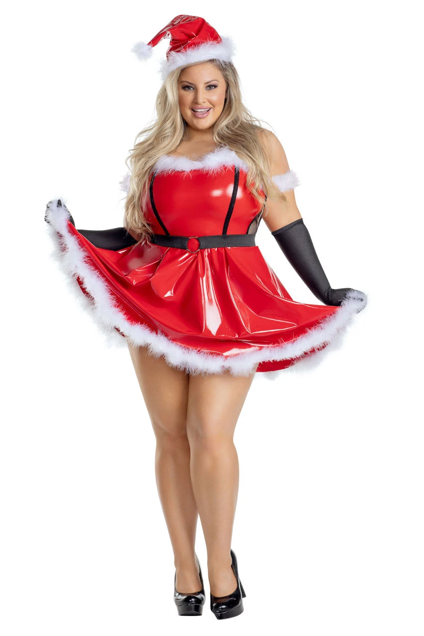 Plus Size Meanie Santa Baby Costume 3 Plus Size Meanie Santa Baby Costume