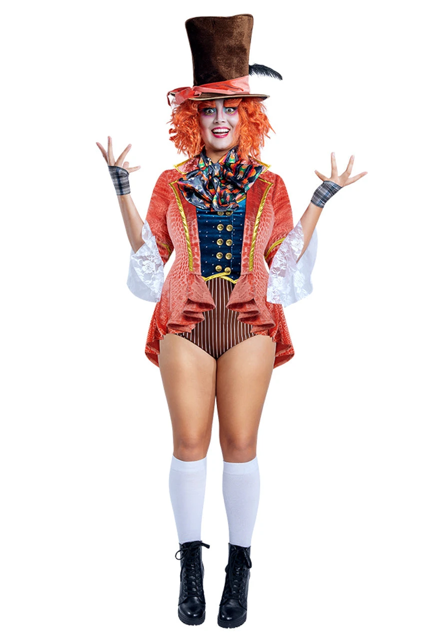 Plus Size Adventurous Hatter Costume 3 Plus Size Adventurous Hatter Costume