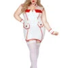 Plus Size Not So Classic Nurse Costume -ThreeWishes Store SAS2321X as shown front 2