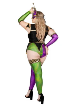 Plus Size Carnival Cutie Costume 9 Plus Size Carnival Cutie Costume -ThreeWishes Store SAS2342X as shown back 1