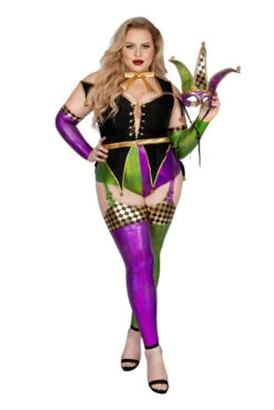 Plus Size Carnival Cutie Costume 7 Plus Size Carnival Cutie Costume -ThreeWishes Store SAS2342X as shown front 1