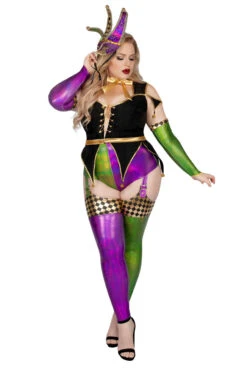 Plus Size Carnival Cutie Costume 8 Plus Size Carnival Cutie Costume -ThreeWishes Store SAS2342X as shown front 2