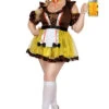 Plus Size Octoberfest Babe Costume -ThreeWishes Store SAS2371X as shown front 1