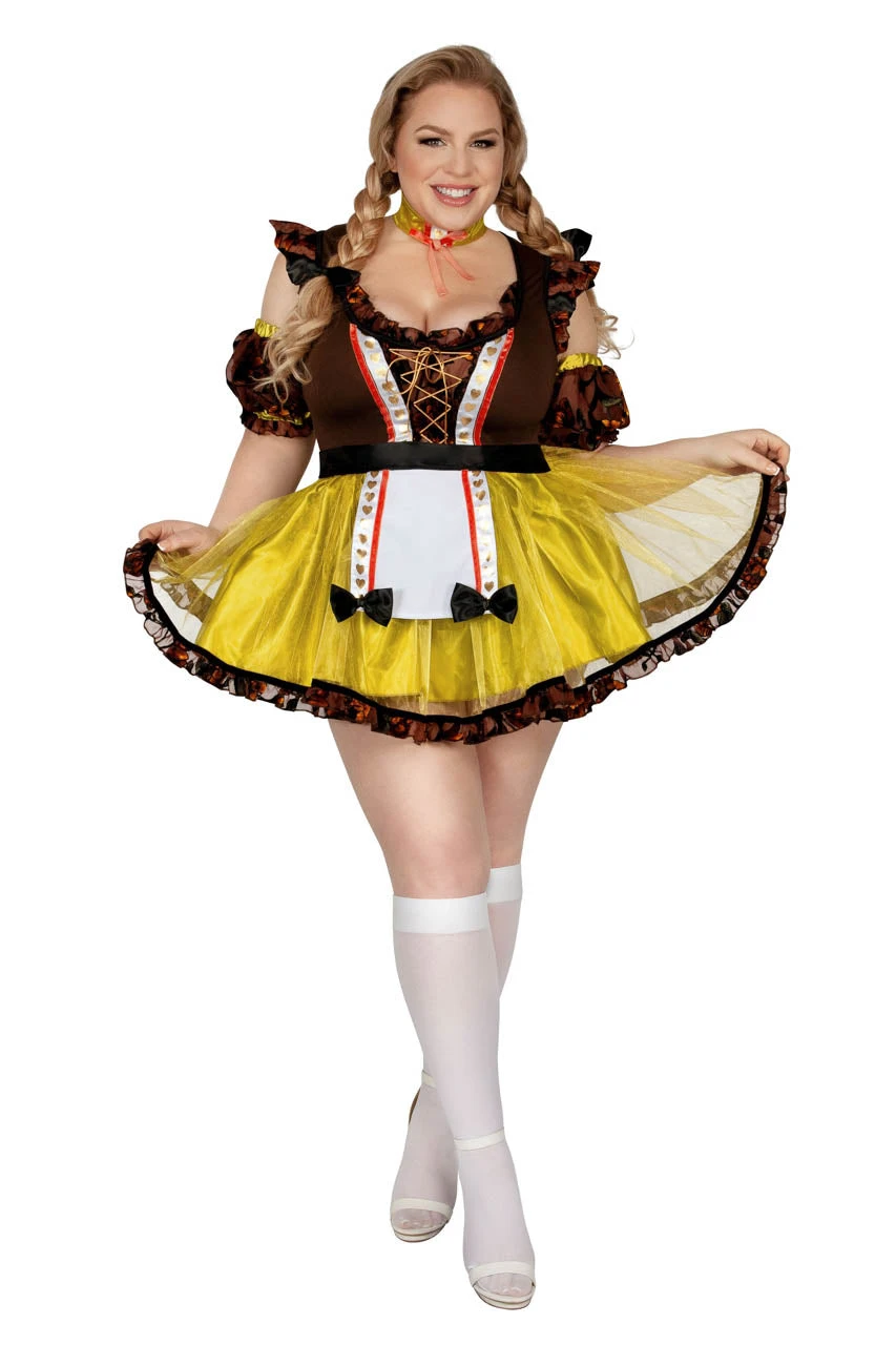 Plus Size Octoberfest Babe Costume 4 Plus Size Octoberfest Babe Costume - Image 2