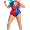 Plus Size Sexy Suicide Gal -ThreeWishes Store SAS6020X as shown front