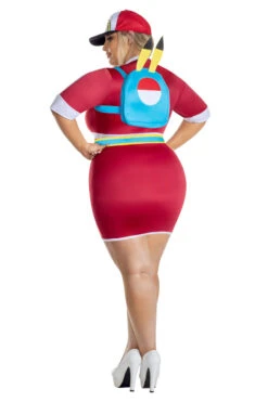 Plus Size Beast Trainer Costume -ThreeWishes Store SAS8016X as shown back