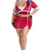 Plus Size Beast Trainer Costume -ThreeWishes Store SAS8016X as shown front