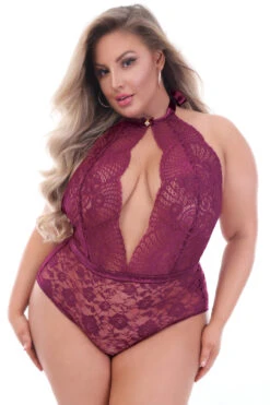 Plus Size Sweet Surrender Bra Set -ThreeWishes Store STM11181XP WINE F 80252 5e84e3c2 6e16 4c0e b5bf 0081dca976af