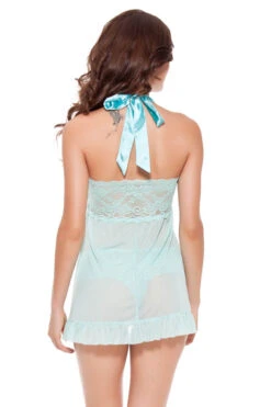Plus Size Flutter Front Halter Babydoll 27 Plus Size Flutter Front Halter Babydoll -ThreeWishes Store W2513 Light Blue Back fd3161bb 045c 4f2e 9850 171155ddf16c