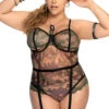 Plus Size In The Army Now Lingerie Costume -ThreeWishes Store ep6444x military front
