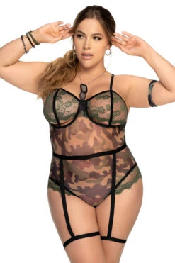Plus Size In The Army Now Lingerie Costume