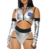 Forplay Plus Size To The Moon Astronaut Costume -ThreeWishes Store fp551568 silver front