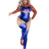 Dreamgirl Plus Spiderweb Hero Costume -ThreeWishes Store party king plus spiderweb hero costumes partyking 427217