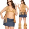 Plus Size Hippie Babe Costume -ThreeWishes Store peaceandloveplus jv 98253