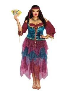 Dreamgirl Plus Size Fortune Teller Halloween Costume