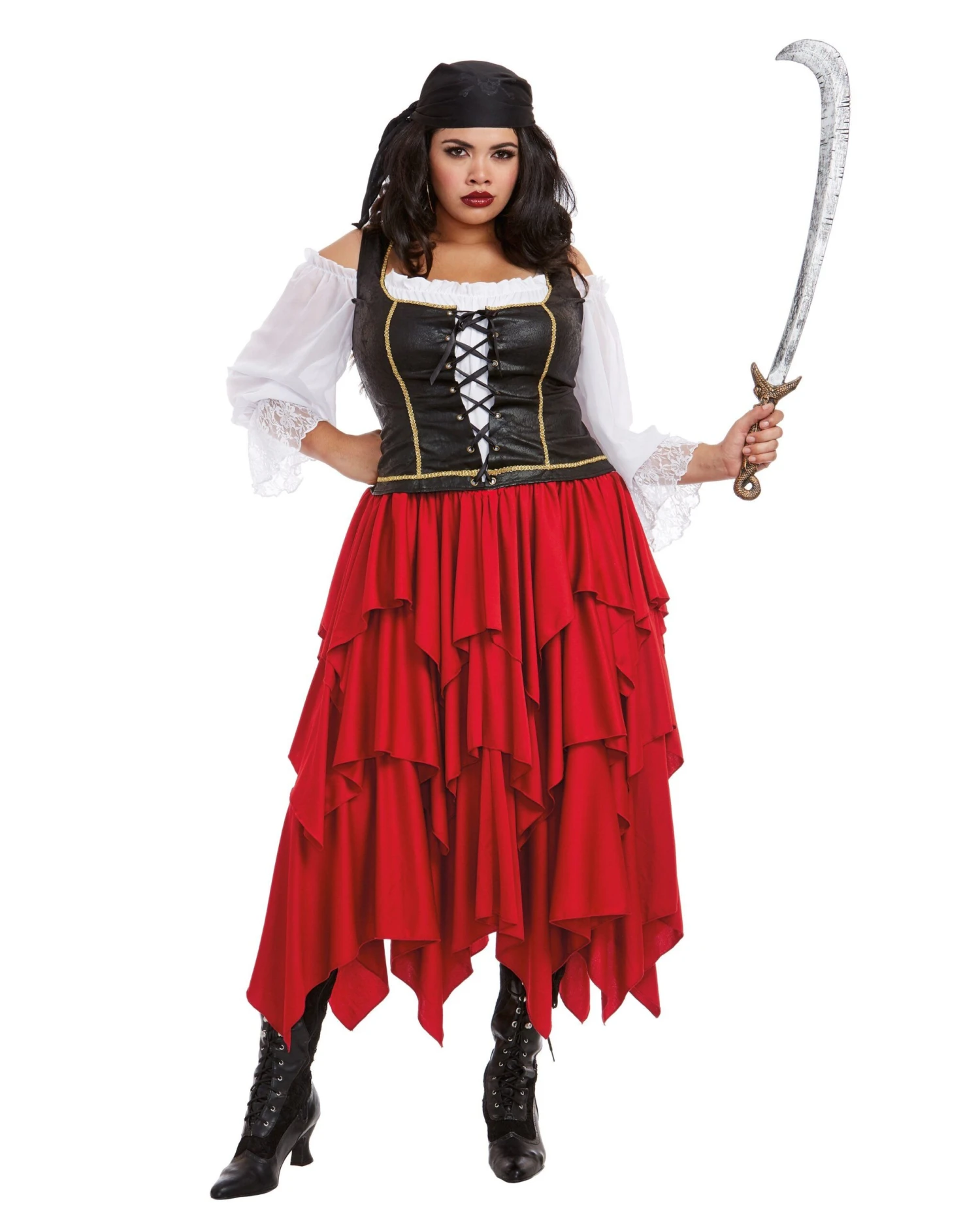 Dreamgirl Plus Size Women's Ships Ahoy Costume 3 Dreamgirl Plus Size Women's Ships Ahoy Costume